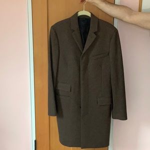 J.Crew brown wool topcoat, men’s size 36